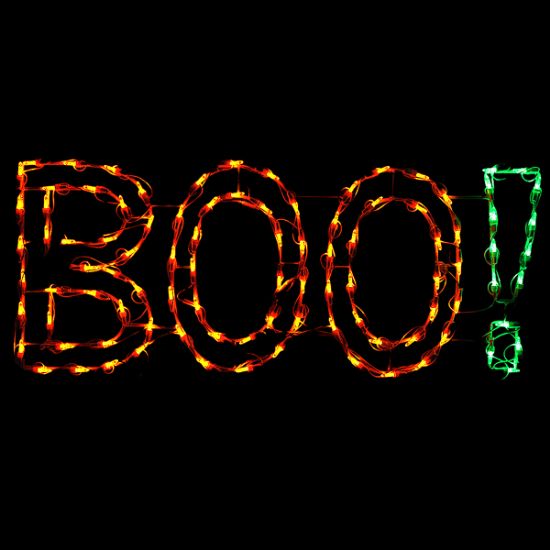 Picture of Halloween Sign LED Little BOO! 36"