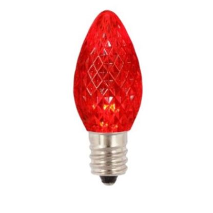 Picture of C7 LED Bulbs - Red Transparent - Pack of 25