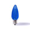 Picture of C9 LED Bulb - Blue Transparent