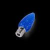 Picture of C9 LED Bulb - Blue Transparent