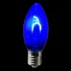 Picture of C9 LED U Filament Clear Bulbs Blue Transparent - Pack of 25