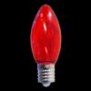 Picture of C9 LED U Filament Clear Bulbs Red Transparent - Pack of 25