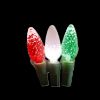 Picture of C6 100L 6" Spacing LED Light Set Red, Green & Pure White Frost Gr Cord