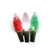 Picture of C6 100L 6" Spacing LED Light Set Red, Green & Pure White Frost Gr Cord