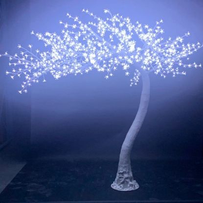 Picture of Cascading Cherry Blossom Tree LED Pure White 7'