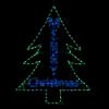 Picture of Dynamic RGBWW LED Merry Christmas Tree Metal Frame