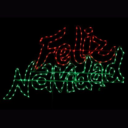 Picture of LED Feliz Navidad Metal Frame Sign